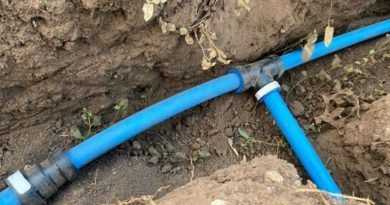 installation de l'eau