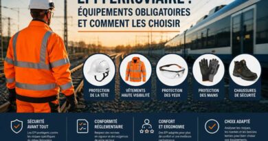 EPI ferroviaire : équipements obligatoires et comment les choisir EPI ferroviaire