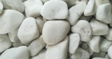 galets blancs